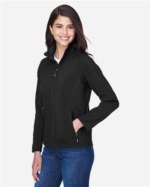 CORE365 Women's Cruise Two-Layer Fleece Bonded Soft Shell Jacket 78184