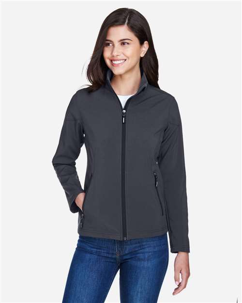 CORE365 Women's Cruise Two-Layer Fleece Bonded Soft Shell Jacket 78184