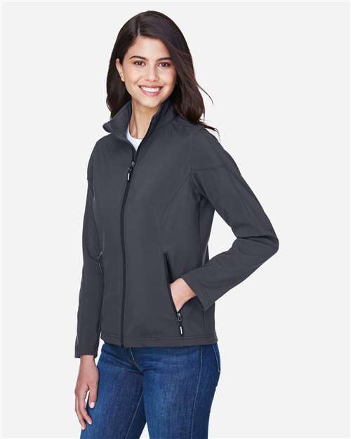 CORE365 Women's Cruise Two-Layer Fleece Bonded Soft Shell Jacket 78184