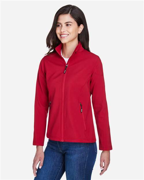 CORE365 Women's Cruise Two-Layer Fleece Bonded Soft Shell Jacket 78184