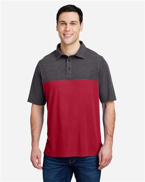 CORE365 Men's Fusion ChromaSoft™ Colorblock Polo CE112C