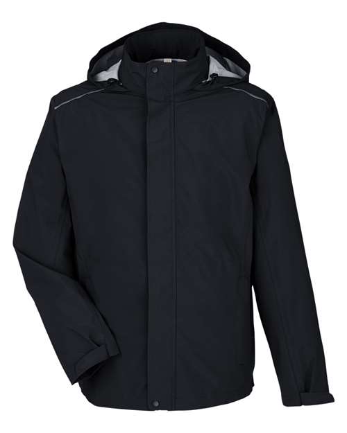 CORE365 Men's Barrier Packable Rain Jacket CE712