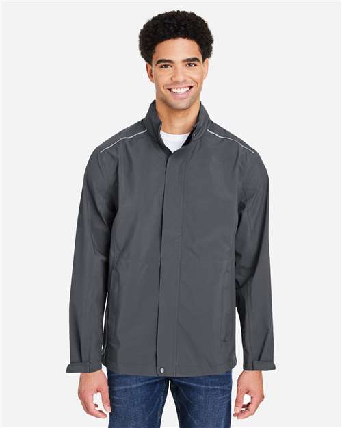 CORE365 Men's Barrier Packable Rain Jacket CE712