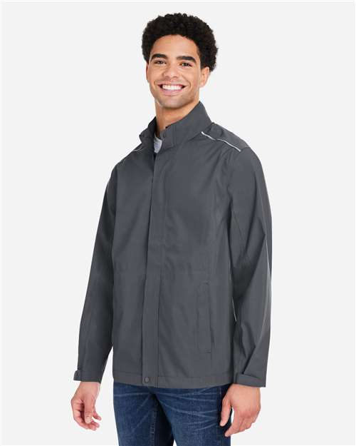 CORE365 Men's Barrier Packable Rain Jacket CE712