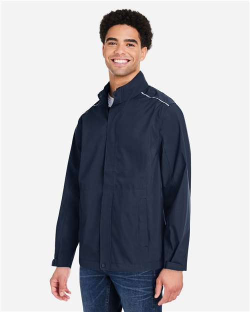CORE365 Men's Barrier Packable Rain Jacket CE712
