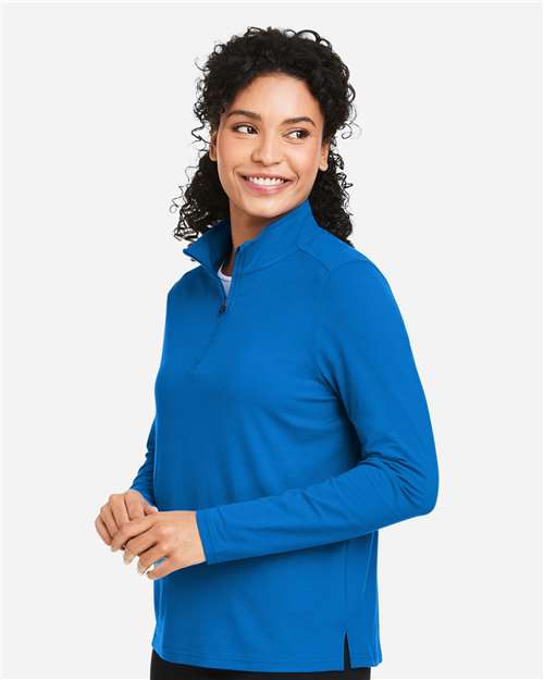 Devon & Jones Women's Raleigh Stretch Quarter-Zip Pullover DG425W