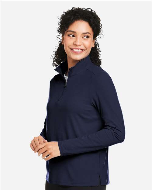 Devon & Jones Women's Raleigh Stretch Quarter-Zip Pullover DG425W