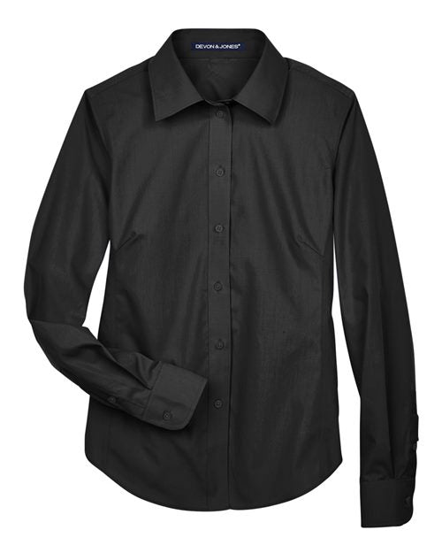 Devon & Jones Women's Crown Collection® Broadcloth Woven Dress Shirt D620W