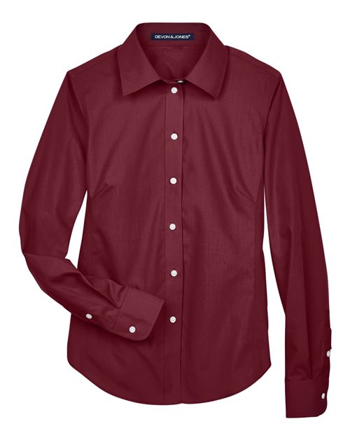 Devon & Jones Women's Crown Collection® Broadcloth Woven Dress Shirt D620W