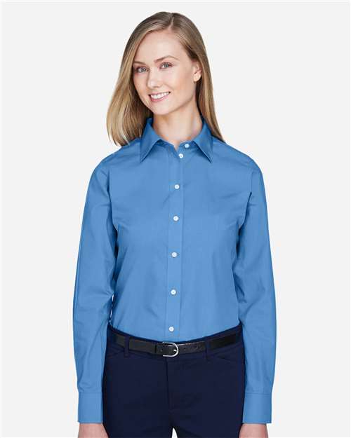 Devon & Jones Women's Crown Collection® Broadcloth Woven Dress Shirt D620W