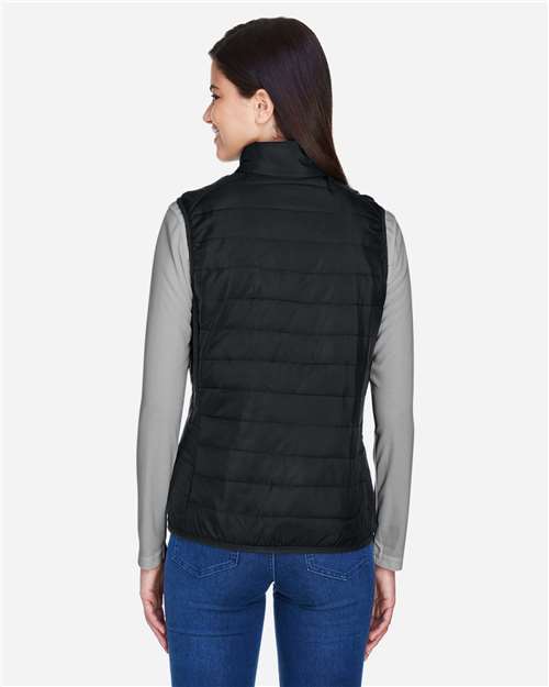 CORE365 Women's Prevail Packable Puffer Vest CE702W