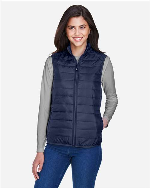 CORE365 Women's Prevail Packable Puffer Vest CE702W