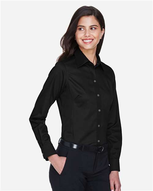 Devon & Jones Women's Crown Collection® Solid Stretch Twill Woven Dress Shirt DG530W