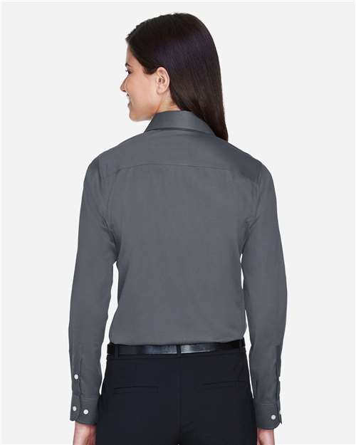 Devon & Jones Women's Crown Collection® Solid Stretch Twill Woven Dress Shirt DG530W