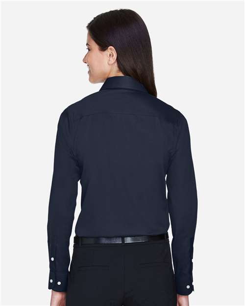 Devon & Jones Women's Crown Collection® Solid Stretch Twill Woven Dress Shirt DG530W
