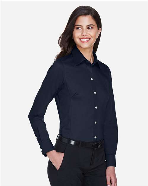 Devon & Jones Women's Crown Collection® Solid Stretch Twill Woven Dress Shirt DG530W