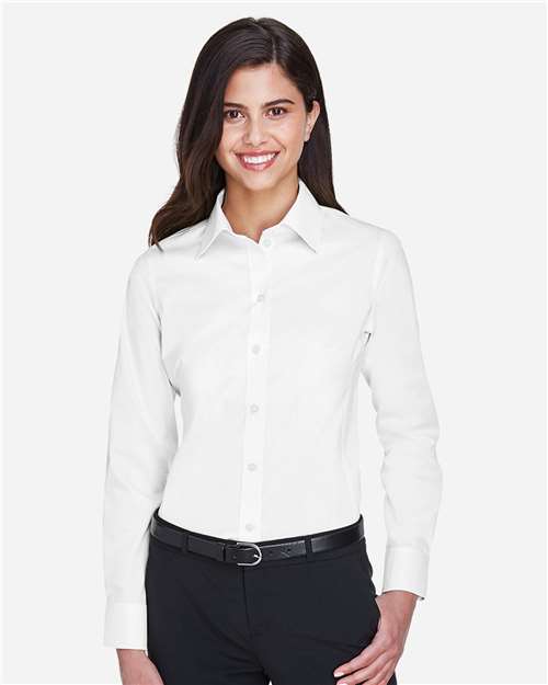 Devon & Jones Women's Crown Collection® Solid Stretch Twill Woven Dress Shirt DG530W