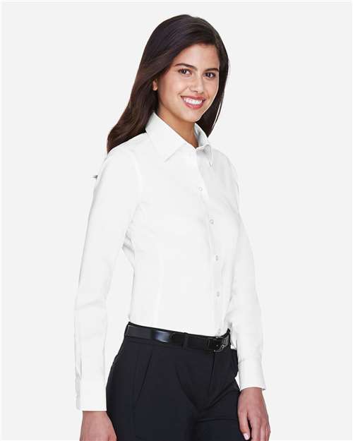 Devon & Jones Women's Crown Collection® Solid Stretch Twill Woven Dress Shirt DG530W
