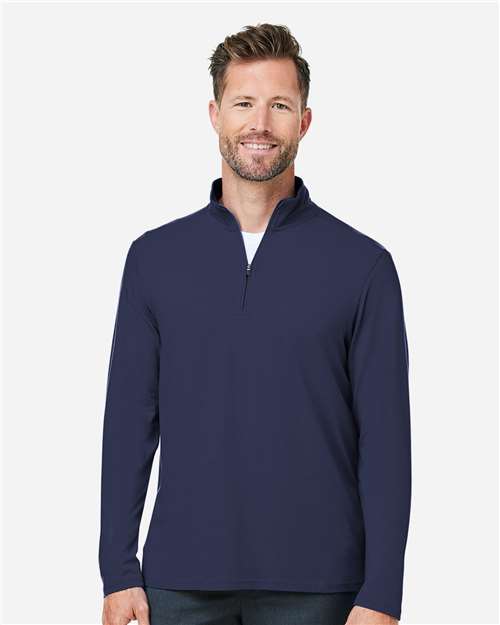 Devon & Jones Men's Raleigh Stretch Quarter-Zip Pullover DG425