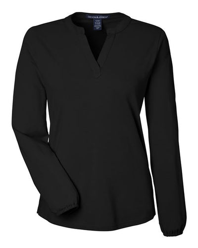 Women's Half-Placket Knit Top