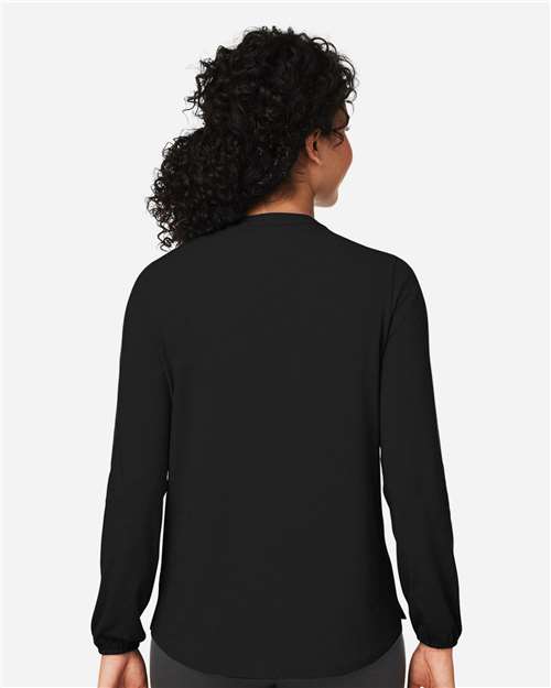 Devon & Jones Women's Raleigh Half-Placket Knit Top DP122W