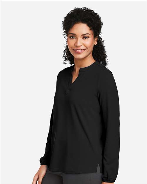 Devon & Jones Women's Raleigh Half-Placket Knit Top DP122W