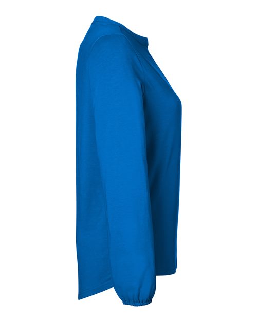Devon & Jones Women's Raleigh Half-Placket Knit Top DP122W