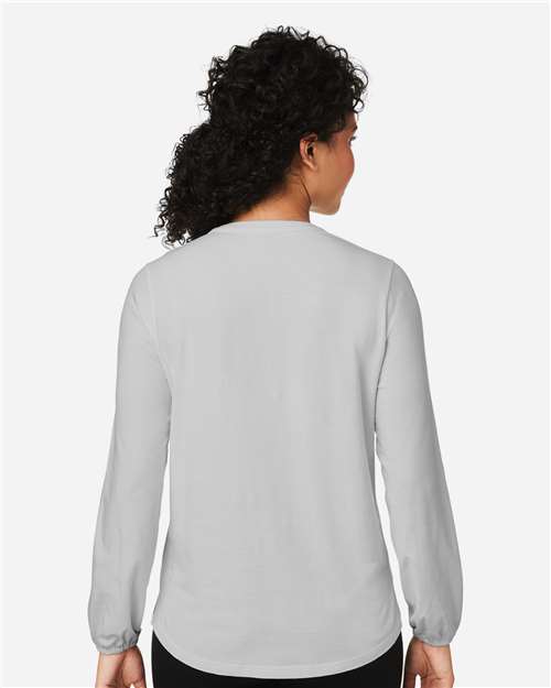 Devon & Jones Women's Raleigh Half-Placket Knit Top DP122W