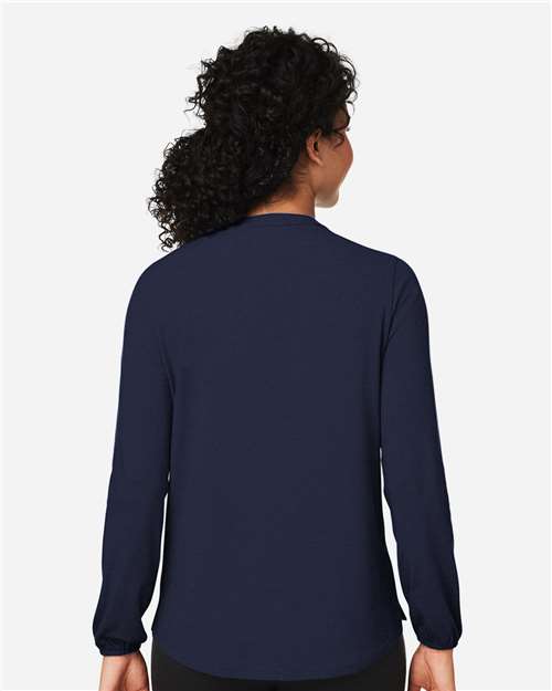 Devon & Jones Women's Raleigh Half-Placket Knit Top DP122W
