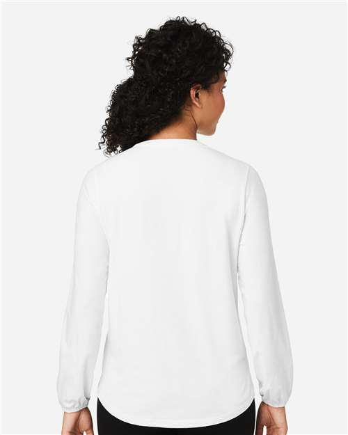 Devon & Jones Women's Raleigh Half-Placket Knit Top DP122W