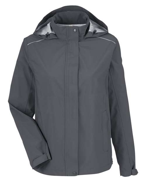 CORE365 Women's Barrier Packable Rain Jacket CE712W