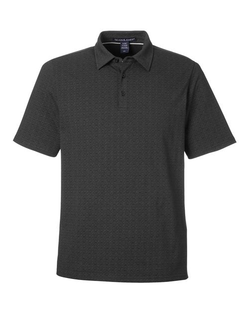 Devon & Jones Men's Crownlux Performance® Geo Polo DG101