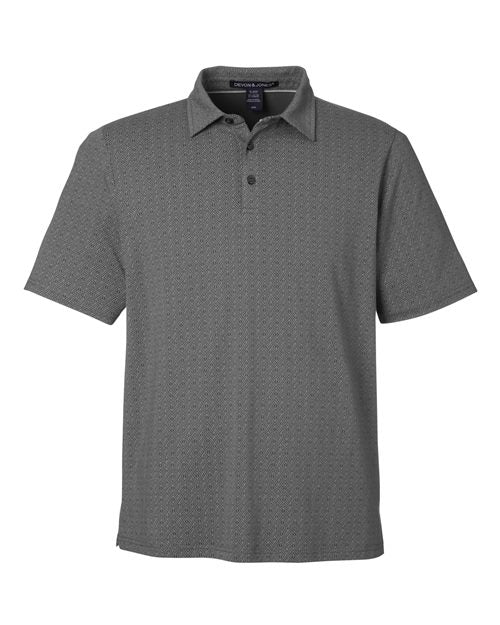 Devon & Jones Men's Crownlux Performance® Geo Polo DG101