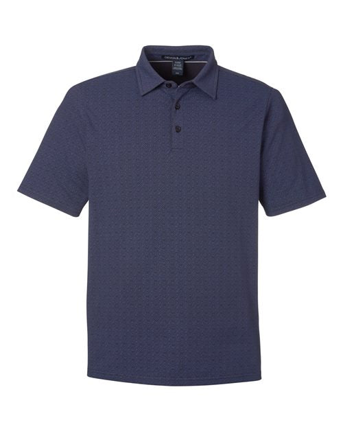 Devon & Jones Men's Crownlux Performance® Geo Polo DG101