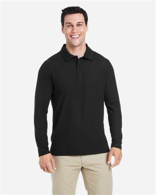 CORE365 Men's Fusion ChromaSoft™ Long Sleeve Pique Polo CE112L