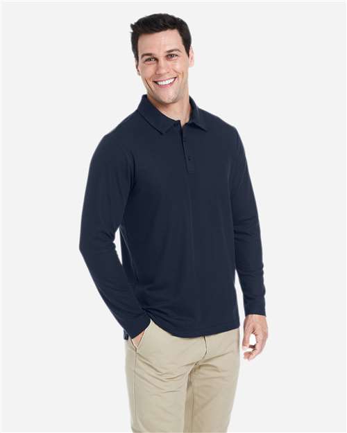 CORE365 Men's Fusion ChromaSoft™ Long Sleeve Pique Polo CE112L