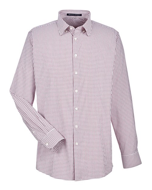 Devon & Jones Men's CrownLux Performance® Micro Windowpane Woven Dress Shirt DG540