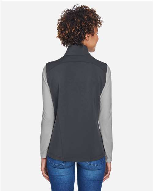 CORE365 Women's Cruise Two-Layer Fleece Bonded Soft Shell Vest CE701W