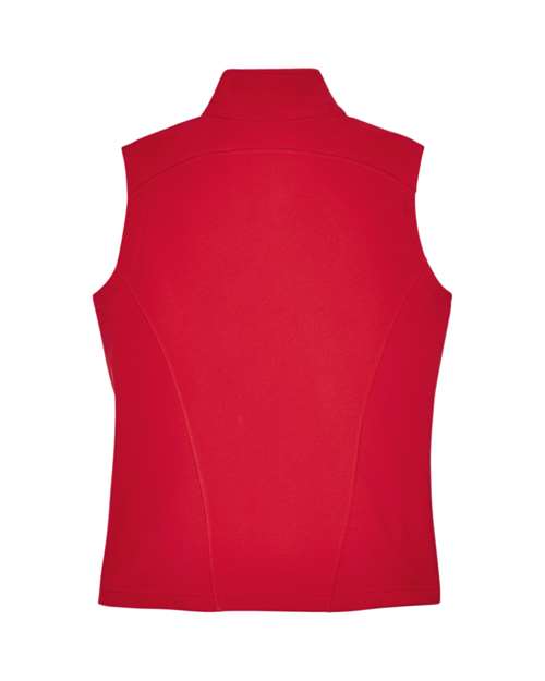 CORE365 Women's Cruise Two-Layer Fleece Bonded Soft Shell Vest CE701W