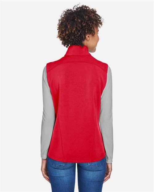 CORE365 Women's Cruise Two-Layer Fleece Bonded Soft Shell Vest CE701W
