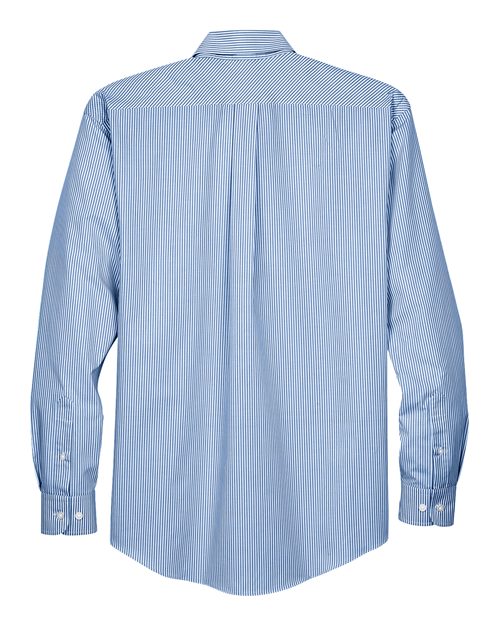 Devon & Jones Men's Crown Collection® Banker Stripe Woven Dress Shirt D645