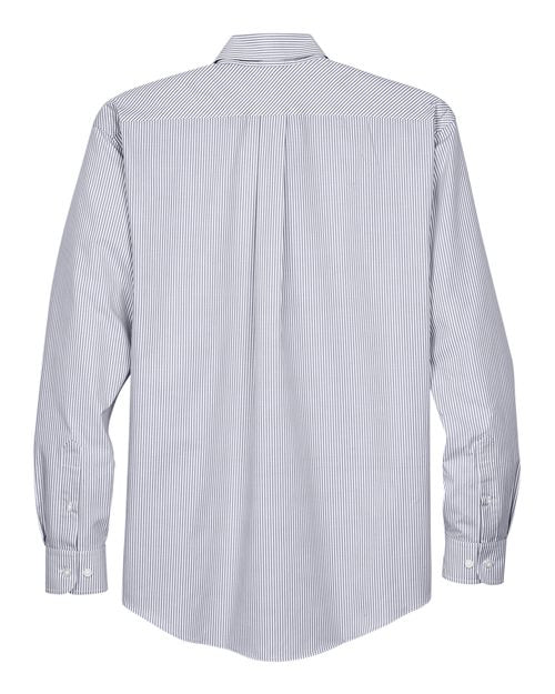 Devon & Jones Men's Crown Collection® Banker Stripe Woven Dress Shirt D645