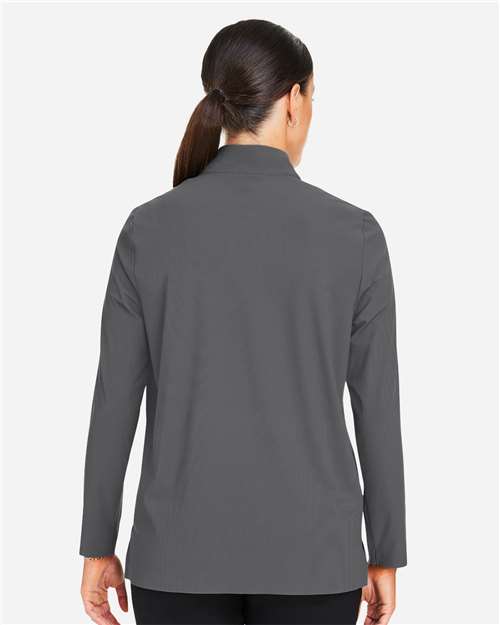 Devon & Jones Women's CrownLux Performance® Windsor Welded Quarter-Zip Pullover DG410W