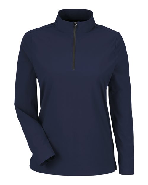 Devon & Jones Women's CrownLux Performance® Windsor Welded Quarter-Zip Pullover DG410W