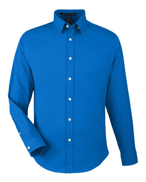 Devon & Jones Men's CrownLux Performance® Spencer Poplin Dress Shirt DG505