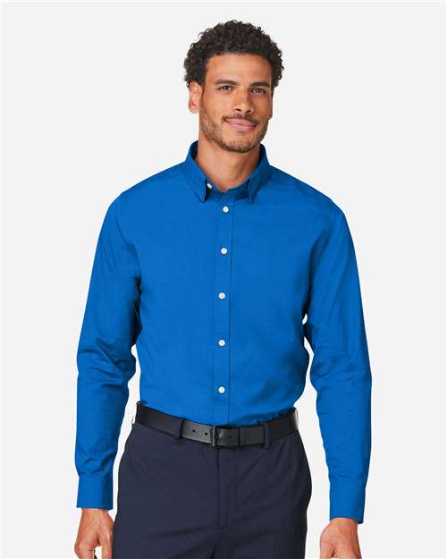 Devon & Jones Men's CrownLux Performance® Spencer Poplin Dress Shirt DG505