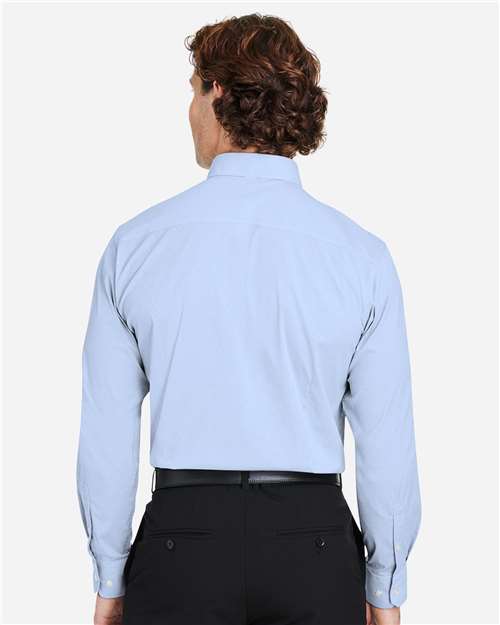 Devon & Jones Men's CrownLux Performance® Microstripe Dress Shirt DG537