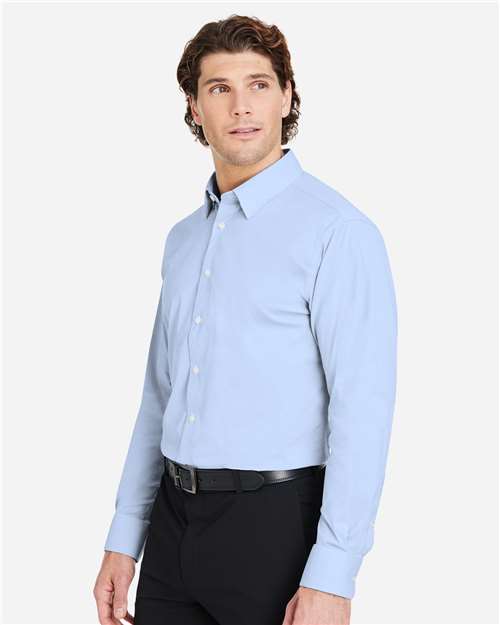 Devon & Jones Men's CrownLux Performance® Microstripe Dress Shirt DG537
