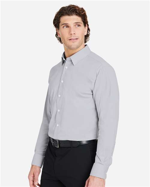 Devon & Jones Men's CrownLux Performance® Microstripe Dress Shirt DG537