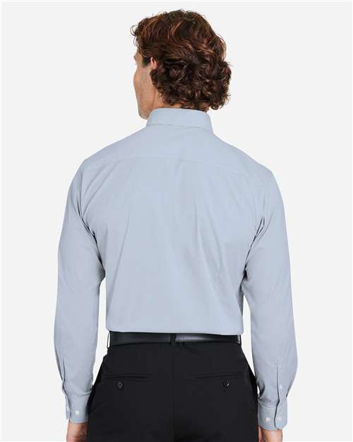 Devon & Jones Men's CrownLux Performance® Microstripe Dress Shirt DG537